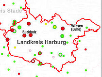 Nitratbelastung im Landkreis Harburg. Eine Messstation in Seevetal in der Elbmarsch fehlt!