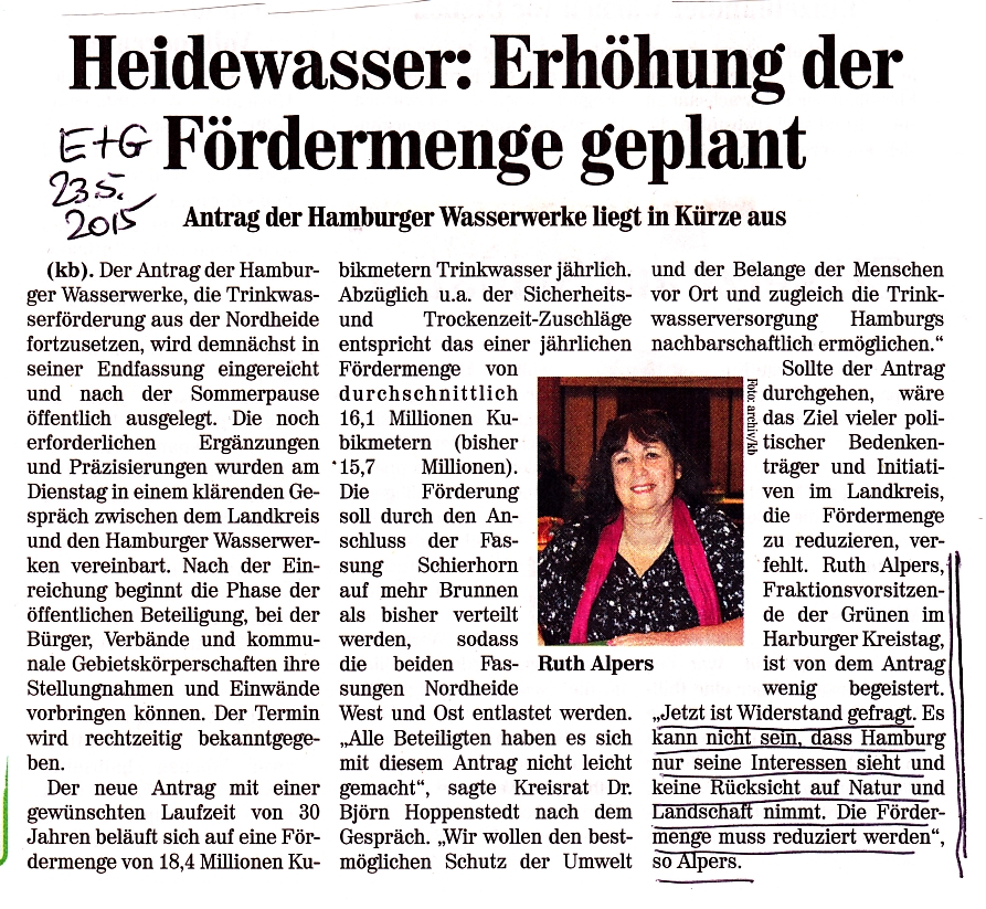Artikel Elbe und Geest 23.05.2015 Artikel Elbe und Geest 23.05.2015