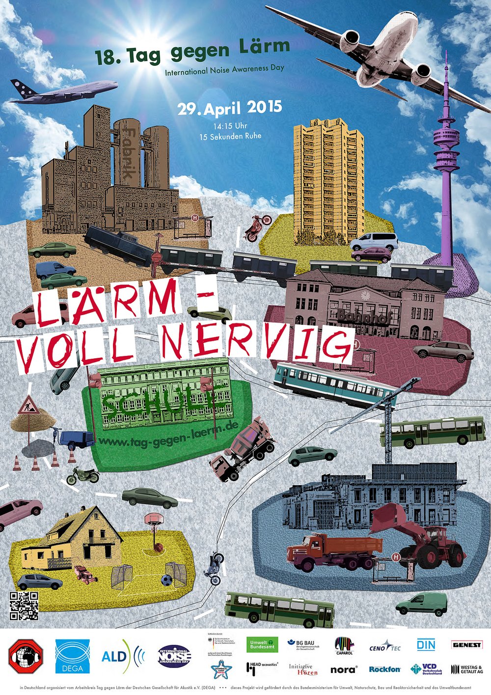 Tag des Lärms 2015 - 15 Sekunden stille sein um 14:15 Uhr