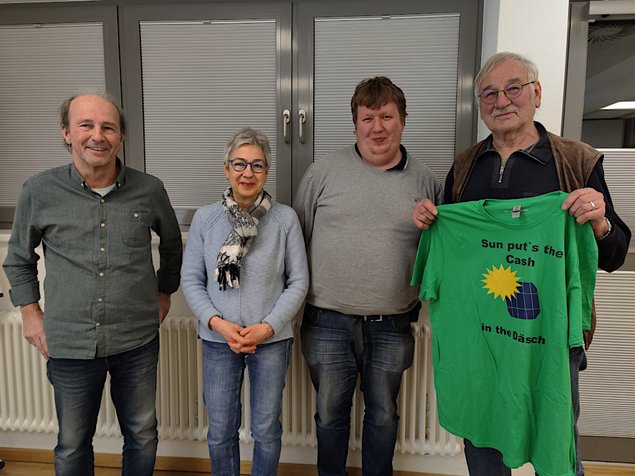 Foto von Peter Stielert, Viviane Fux, Max Marckart und Charly Nobis